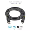 StarTech.com 2 m (6 pėd.) DisplayPort 1.2 laidas – 4K x 2K Ultra HD VESA sertifikuotas DisplayPort laidas – DP į DP laidas monitoriui – DP vaizdo / ekrano laidas – užsifiksuojančios DP jungtys
