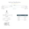 StarTech.com 2 m (6 pėd.) DisplayPort 1.2 laidas – 4K x 2K Ultra HD VESA sertifikuotas DisplayPort laidas – DP į DP laidas monitoriui – DP vaizdo / ekrano laidas – užsifiksuojančios DP jungtys