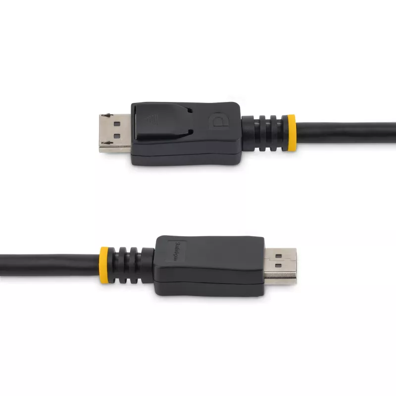 StarTech.com 2 m (6 pėd.) DisplayPort 1.2 laidas – 4K x 2K Ultra HD VESA sertifikuotas DisplayPort laidas – DP į DP laidas monitoriui – DP vaizdo / ekrano laidas – užsifiksuojančios DP jungtys