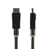 StarTech.com 5 m (15 pėd.) DisplayPort 1.2 laidas – 4K x 2K Ultra HD VESA sertifikuotas DisplayPort laidas – DP į DP laidas monitoriui – DP vaizdo/ekrano laidas – užsifiksuojančios DP jungtys