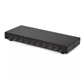 StarTech.com 8 prievadų 4K 60Hz HDMI skirstytuvas, HDMI, 8x HDMI, 3840 x 2160 pikselių, Juoda, 4K Ultra HD, 60 Hz