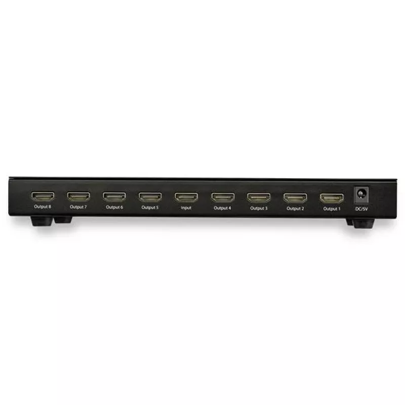 StarTech.com 8 prievadų 4K 60Hz HDMI skirstytuvas, HDMI, 8x HDMI, 3840 x 2160 pikselių, Juoda, 4K Ultra HD, 60 Hz