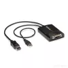 StarTech.com DisplayPort į DVI Dual Link aktyvus adapteris - DisplayPort į DVI-D adapteris vaizdo keitiklis 2560x1600 60Hz - DP 1.2 į DVI monitorius - maitinamas per USB - užfiksuojanti DisplayPort jungtis