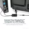 StarTech.com DisplayPort į DVI Dual Link aktyvus adapteris - DisplayPort į DVI-D adapteris vaizdo keitiklis 2560x1600 60Hz - DP 1.2 į DVI monitorius - maitinamas per USB - užfiksuojanti DisplayPort jungtis