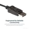 StarTech.com DisplayPort į DVI Dual Link aktyvus adapteris - DisplayPort į DVI-D adapteris vaizdo keitiklis 2560x1600 60Hz - DP 1.2 į DVI monitorius - maitinamas per USB - užfiksuojanti DisplayPort jungtis
