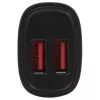 StarTech.com dvigubas USB automobilinis įkroviklis - 24W/4.8A - juodas, automobilinis, cigarečių žiebtuvėlis, 5 V, juodas