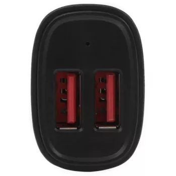 StarTech.com dvigubas USB automobilinis įkroviklis - 24W/4.8A - juodas, automobilinis, cigarečių žiebtuvėlis, 5 V, juodas