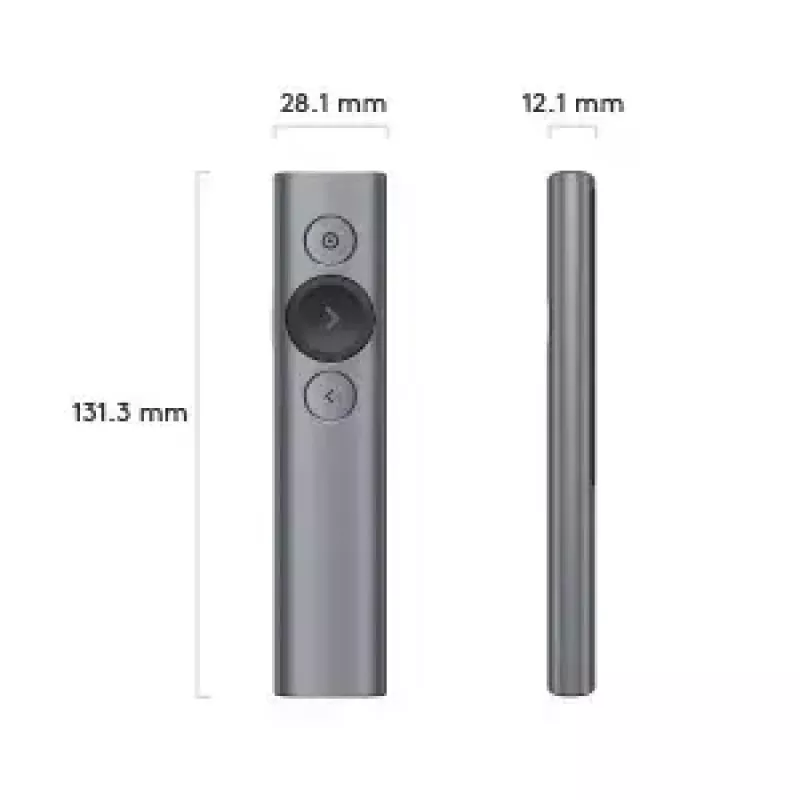 Pristatymo nuotolinio valdymo pultelis Logitech Spotlight