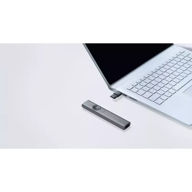 Pristatymo nuotolinio valdymo pultelis Logitech Spotlight