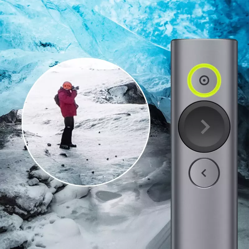 Pristatymo nuotolinio valdymo pultelis Logitech Spotlight