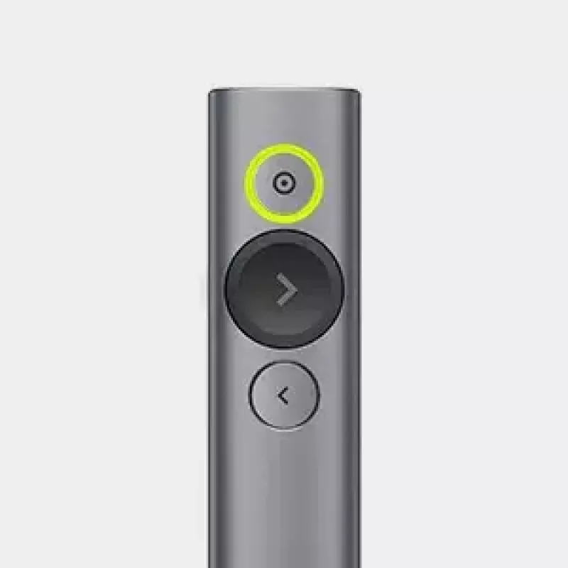 Pristatymo nuotolinio valdymo pultelis Logitech Spotlight
