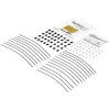 StarTech.com 20-Pack Security kabelis Tethers for Adapters & Dongles - Universal kabelis Adapter Tether - Tether kabelis - Adjustable Length Anti-Theft kabelis Tether Lock Kit - Steel