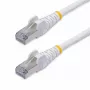StarTech.com 3m baltas CAT8 eterneto kabelis, nesikabinantis RJ45, 25G/40G, 2000MHz, 100W PoE++, S/FTP, 26AWG gryno vario gysla, LSZH, ekranuotas tinklo komutacinis kabelis su įtempimo mažinimo elementais, individualiai testuotas