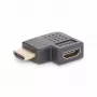 StarTech.com stačiakampis HDMI 2.0 adapteris, kištukas–lizdas, horizontalus 90° kampinis HDMI prievado apsaugiklis, 4K 60 Hz, didelės spartos HDMI jungties prailgintuvas, kištukas/lizdas