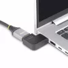 StarTech.com stačiakampis HDMI 2.0 adapteris, kištukas–lizdas, horizontalus 90° kampinis HDMI prievado apsaugiklis, 4K 60 Hz, didelės spartos HDMI jungties prailgintuvas, kištukas/lizdas