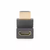 StarTech.com HDMI 2.0 adapteris žemyn kampu, tėvas–motina, vertikalus 90 laipsnių kampuotas HDMI prievado apsaugiklis, 4K 60 Hz, sparčiojo HDMI jungties prailgintuvas, tėvas/motina