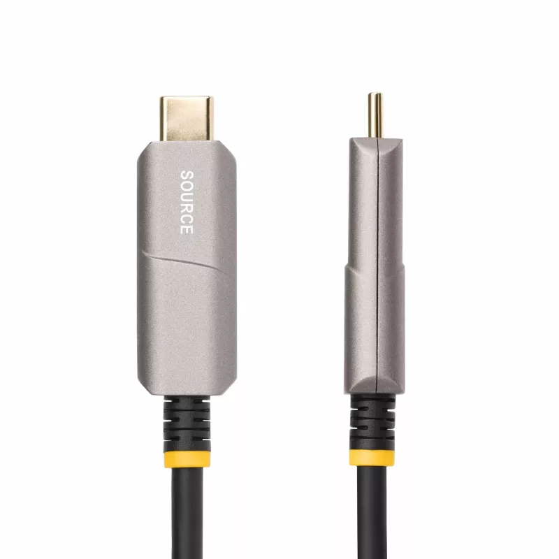 StarTech.com 30 pėdų (9,15 m) USB-C į HDMI 2.0 aktyvus optinis kabelis (AOC), 4K 60 Hz, CL3 reitingas, vienkryptis USB Type-C į HDMI adapterio kabelis