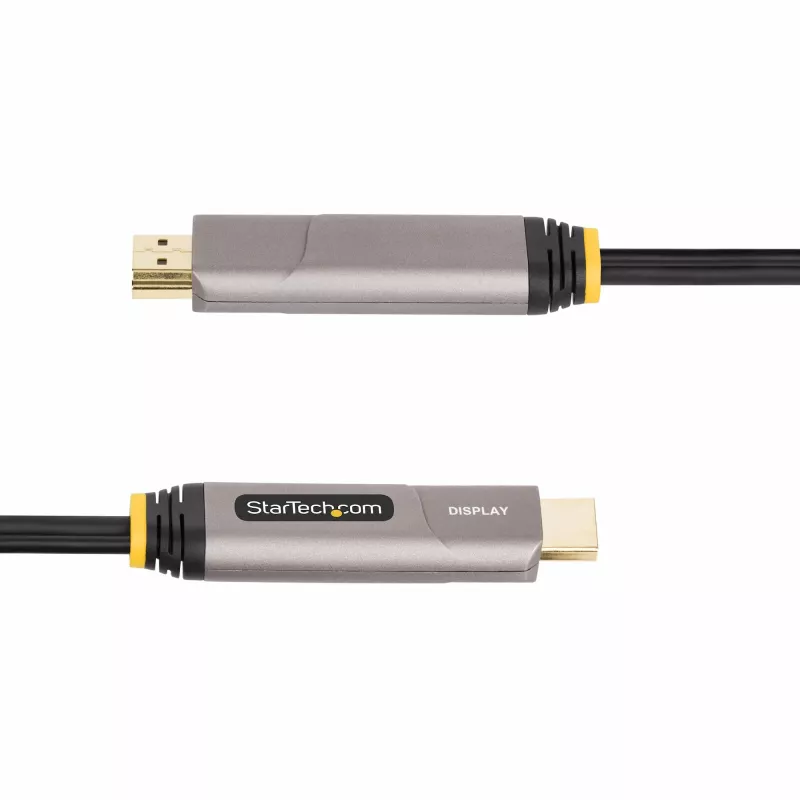StarTech.com 30 pėdų (9,15 m) USB-C į HDMI 2.0 aktyvus optinis kabelis (AOC), 4K 60 Hz, CL3 reitingas, vienkryptis USB Type-C į HDMI adapterio kabelis