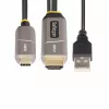 StarTech.com 30 pėdų (9,15 m) USB-C į HDMI 2.0 aktyvus optinis kabelis (AOC), 4K 60 Hz, CL3 reitingas, vienkryptis USB Type-C į HDMI adapterio kabelis