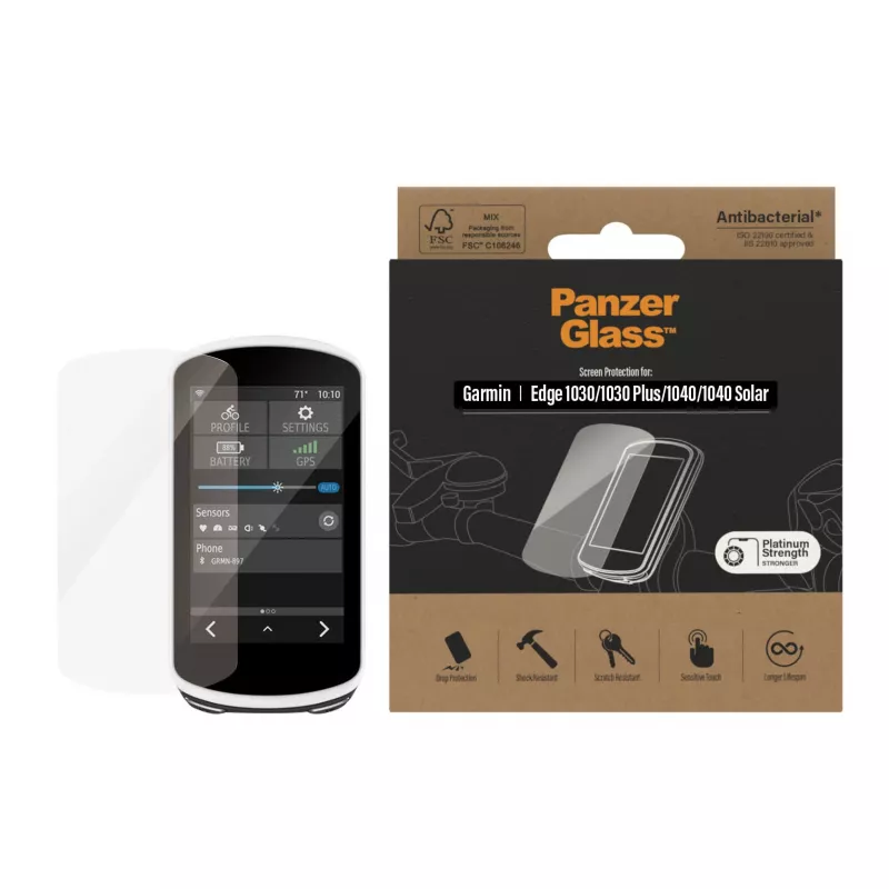 PanzerGlass ekrano apsauga Garmin Edge 1030 1040 Anti-Glare grūdintas stiklas