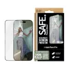 PanzerGlass SAFE. by ® Ekrano apsauga su juodu rėmeliu, skirta iPhone 16 Pro | Itin platus pritaikymas