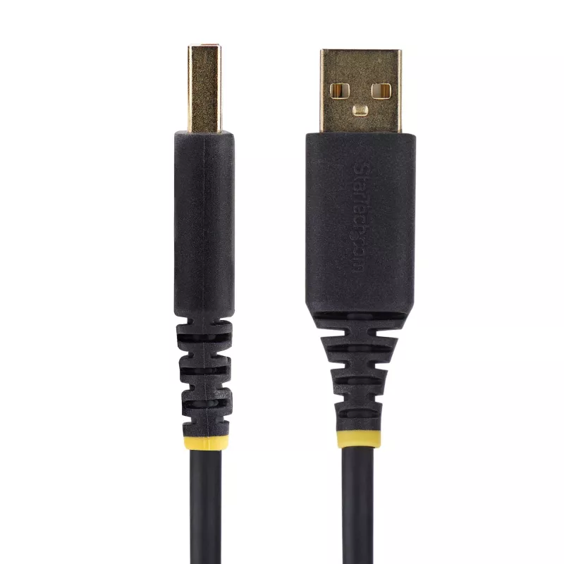 StarTech.com 6.6ft (2m) USB į nulinio modemo nuoseklųjį adapterio kabelį, COM išsaugojimas, FTDI, USB-A į DB9 RS232, keičiami DB9 varžtai/veržlės, Windows/macOS/Linux
