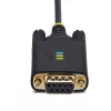 StarTech.com 6.6ft (2m) USB į nulinio modemo nuoseklųjį adapterio kabelį, COM išsaugojimas, FTDI, USB-A į DB9 RS232, keičiami DB9 varžtai/veržlės, Windows/macOS/Linux