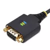 StarTech.com 6.6ft (2m) USB į nulinio modemo nuoseklųjį adapterio kabelį, COM išsaugojimas, FTDI, USB-A į DB9 RS232, keičiami DB9 varžtai/veržlės, Windows/macOS/Linux