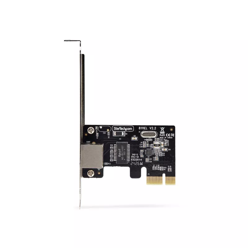 StarTech.com 1 prievado gigabitinė PCIe tinklo adapterio kortelė, 10/100/1000 Mbit/s PCI Express LAN kortelė, NIC, Realtek RTL8111H, veikia su Windows ir Linux, TAA reikalavimus atitinkanti