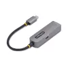 StarTech.com 2.5GbE USB-C į Ethernet adapteris, 100W PD pralaidumas, NBASE-T NIC, USB 3.0 Type-C 2.5/1G kelių greičių tinklas, Thunderbolt suderinamas, Windows ir Mac