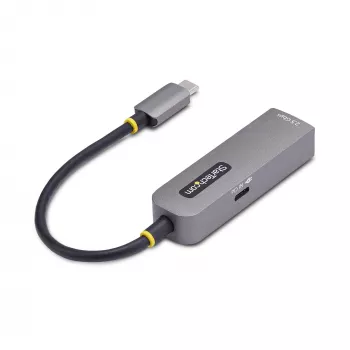 StarTech.com 2.5GbE USB-C į Ethernet adapteris, 100W PD pralaidumas, NBASE-T NIC, USB 3.0 Type-C 2.5/1G kelių greičių tinklas, Thunderbolt suderinamas, Windows ir Mac
