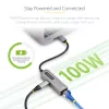 StarTech.com 2.5GbE USB-C į Ethernet adapteris, 100W PD pralaidumas, NBASE-T NIC, USB 3.0 Type-C 2.5/1G kelių greičių tinklas, Thunderbolt suderinamas, Windows ir Mac
