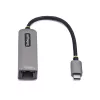 StarTech.com USB-C į eternetą adapteris, NIC, 100 W PD praėjimas, USB 3.0 Type-C 1 Gbps kelių greičių tinklo adapteris, Thunderbolt suderinamas, Windows ir Mac