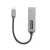 StarTech.com USB-C į eternetą adapteris, NIC, 100 W PD praėjimas, USB 3.0 Type-C 1 Gbps kelių greičių tinklo adapteris, Thunderbolt suderinamas, Windows ir Mac