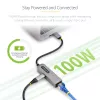 StarTech.com USB-C į eternetą adapteris, NIC, 100 W PD praėjimas, USB 3.0 Type-C 1 Gbps kelių greičių tinklo adapteris, Thunderbolt suderinamas, Windows ir Mac