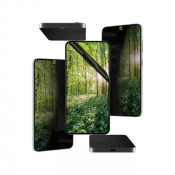 PanzerGlass ® ECO MATRIX 4 krypčių privatumo ekrano apsauga Samsung Galaxy S25 | S24 | Ultra-Wide Fit