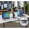 StarTech.com 4 prievadų kelių įrenginių USB-C įkroviklis, 240 W bendra galia, vienas prievadas 140 W EPR, PD 3.1, sraigtiniai prievadai, posėdžių salės, komplekte laikiklis paviršiniam montavimui