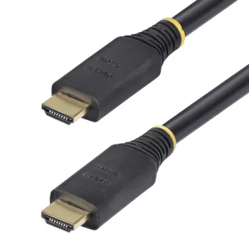 StarTech.com 15m (49.2ft) Active High Speed HDMI laidas, 4K 60Hz/1440p 144Hz, HDR10/HDCP 2.2/ARC, 18Gbps, UHD HDMI 2.0 laidas TV/monitoriui/ekranui, TPE apvalkalas