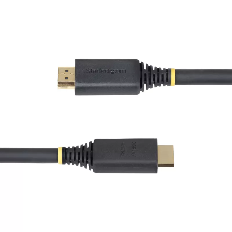 StarTech.com 15m (49.2ft) Active High Speed HDMI laidas, 4K 60Hz/1440p 144Hz, HDR10/HDCP 2.2/ARC, 18Gbps, UHD HDMI 2.0 laidas TV/monitoriui/ekranui, TPE apvalkalas