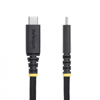 StarTech.com 10 pėdų (3 m) USB-C įkrovimo laidas, patvarus ir itin lankstus, 240 W (5 A) PD EPR, USB 2.0 nešiojamojo kompiuterio įkrovimo laidas, USB-IF sertifikuotas, tvirtas USB-C įkrovimo laidas