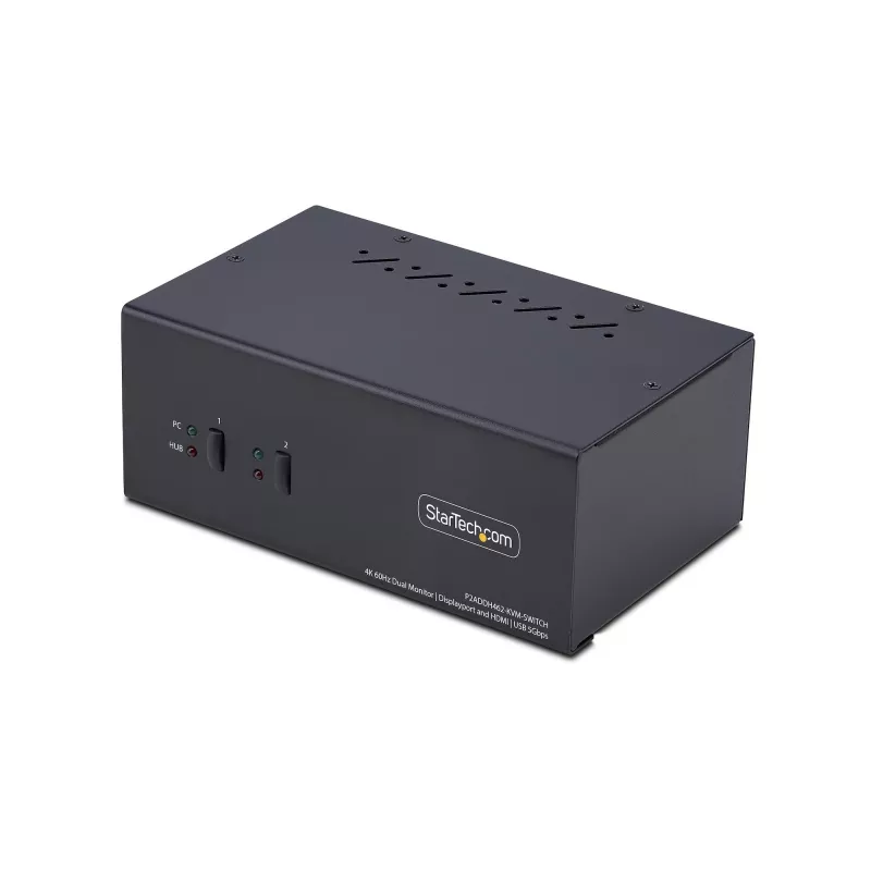 StarTech.com P2ADDH462-KVM-SWITCH KVM komutatorius Juodas