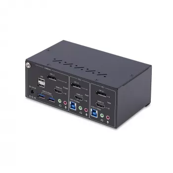 StarTech.com P2ADDH462-KVM-SWITCH KVM komutatorius Juodas