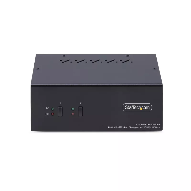 StarTech.com P2ADDH462-KVM-SWITCH KVM komutatorius Juodas
