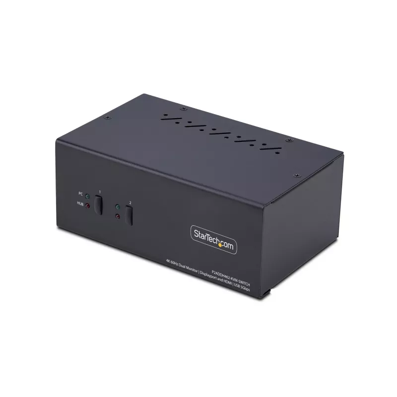 StarTech.com P2ADDH462-KVM-SWITCH KVM komutatorius Juodas