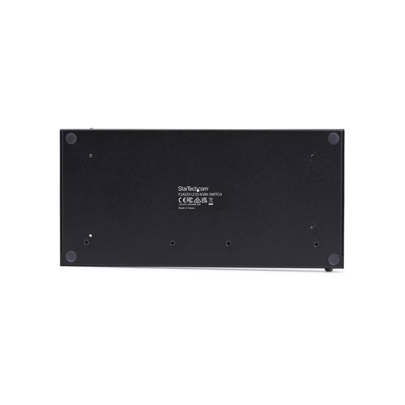 StarTech.com 2 prievadų dviejų monitorių DisplayPort KVM komutatorius su dvigubo vaizdo vaizdo matrica, 4K 60Hz, 4x USB šakotuvo prievadai, sparčiųjų klavišų perjungimas, DP 1.2 matricos KVM, TAA atitinkantis
