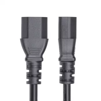 StarTech.com 4,5 m (15 pėd.) maitinimo ilgintuvas, C14 į C13 PDU maitinimo laidas, 15 A 250 V, 14 AWG, kintamosios srovės maitinimo kabelis PDU / maitinimo šaltiniui, KEMA-KEUR sertifikuotas