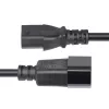 StarTech.com 4,5 m (15 pėd.) maitinimo ilgintuvas, C14 į C13 PDU maitinimo laidas, 15 A 250 V, 14 AWG, kintamosios srovės maitinimo kabelis PDU / maitinimo šaltiniui, KEMA-KEUR sertifikuotas