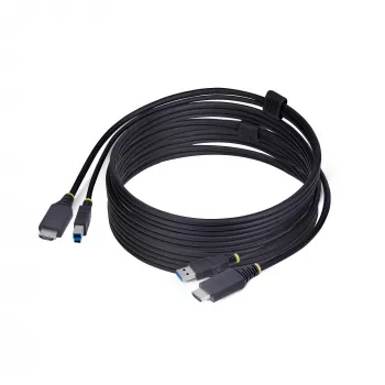 StarTech.com 10 pėdų (3 m) HDMI ir USB 5 Gbps KVM laidas, 4K 60Hz, HDMI 2.0 ir USB kombinuotas laidas KVM komutatoriams