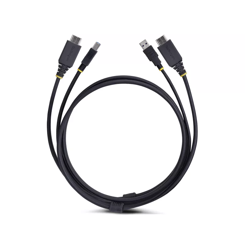 StarTech.com 10 pėdų (3 m) HDMI ir USB 5 Gbps KVM laidas, 4K 60Hz, HDMI 2.0 ir USB kombinuotas laidas KVM komutatoriams