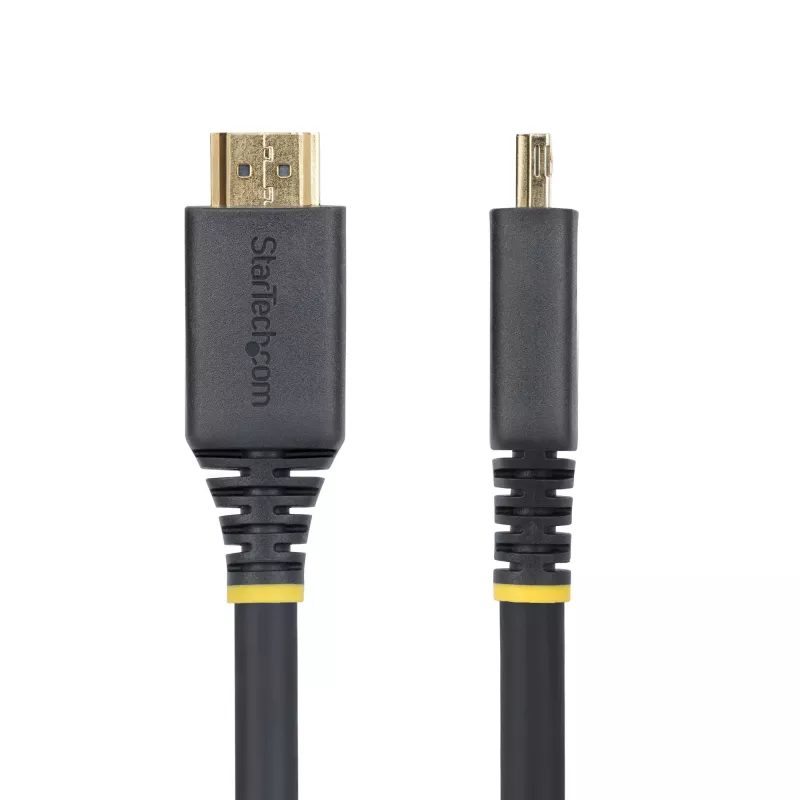 StarTech.com 20 pėdų (6,1 m) didelės spartos HDMI laidas su sugriebimo jungtimis, 4K 60Hz/1440p 144Hz, HDR10/HDCP 2.2/ARC, 18 Gbps, UHD HDMI 2.0 laidas televizoriui/monitoriui/ekranui, TPE apvalkalas